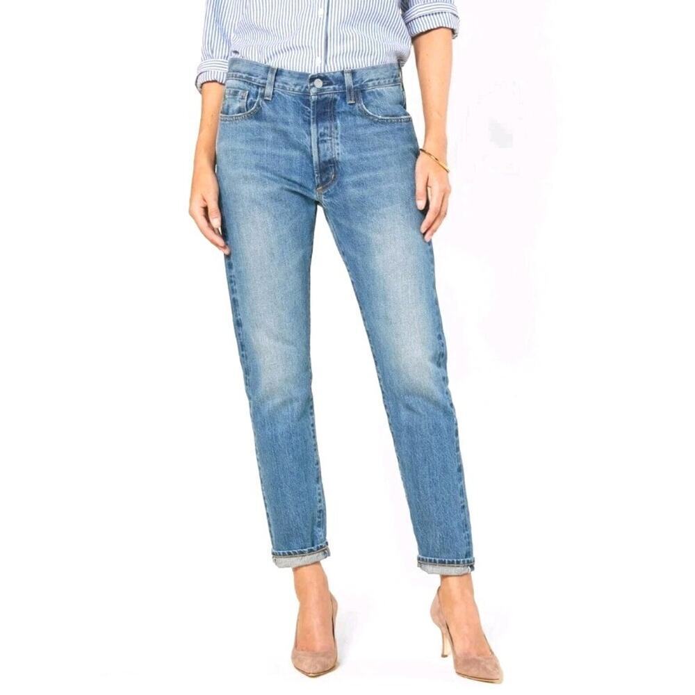 Outerknown ~Woman Size 28~ Light Wash Sea Jeans Generation Slim Selvedge NWT.